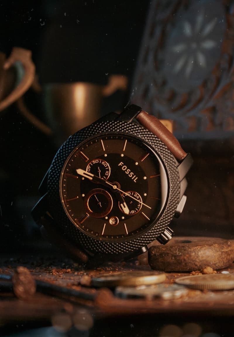 Neo Black Dial Quartz Multifunction Stainless Steel Watch