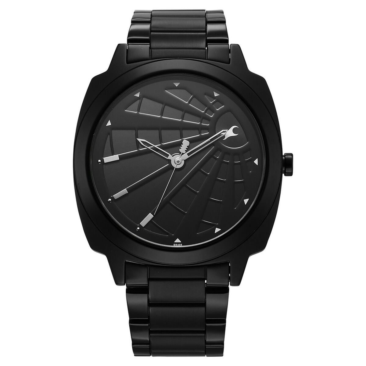 Fastrack Groove Quartz Analog Black Dial Guys Stainless Steel Watch 2