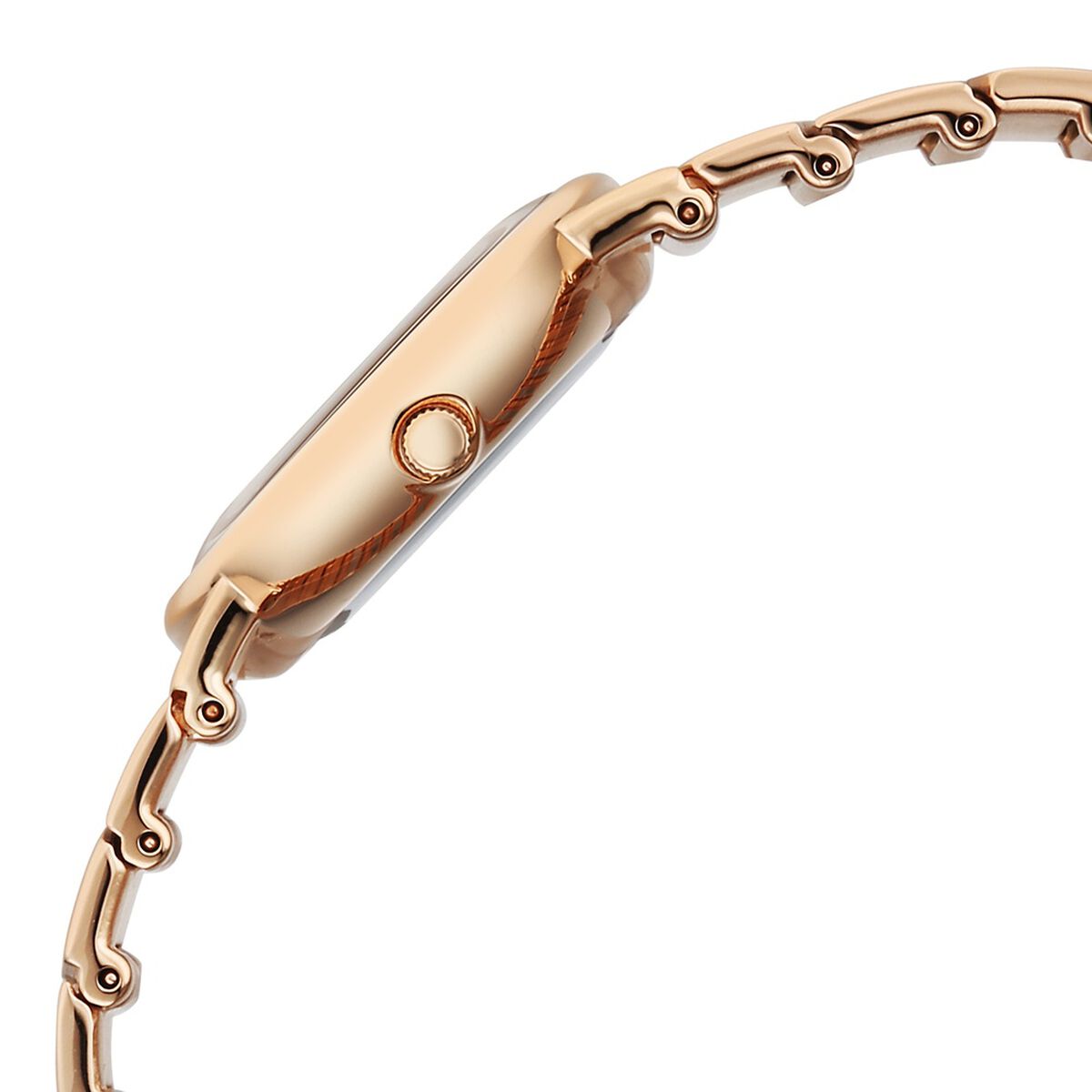 Titan Raga Sierra Quartz Analog White Dial Rose Gold Metal Strap Watch For Women 5