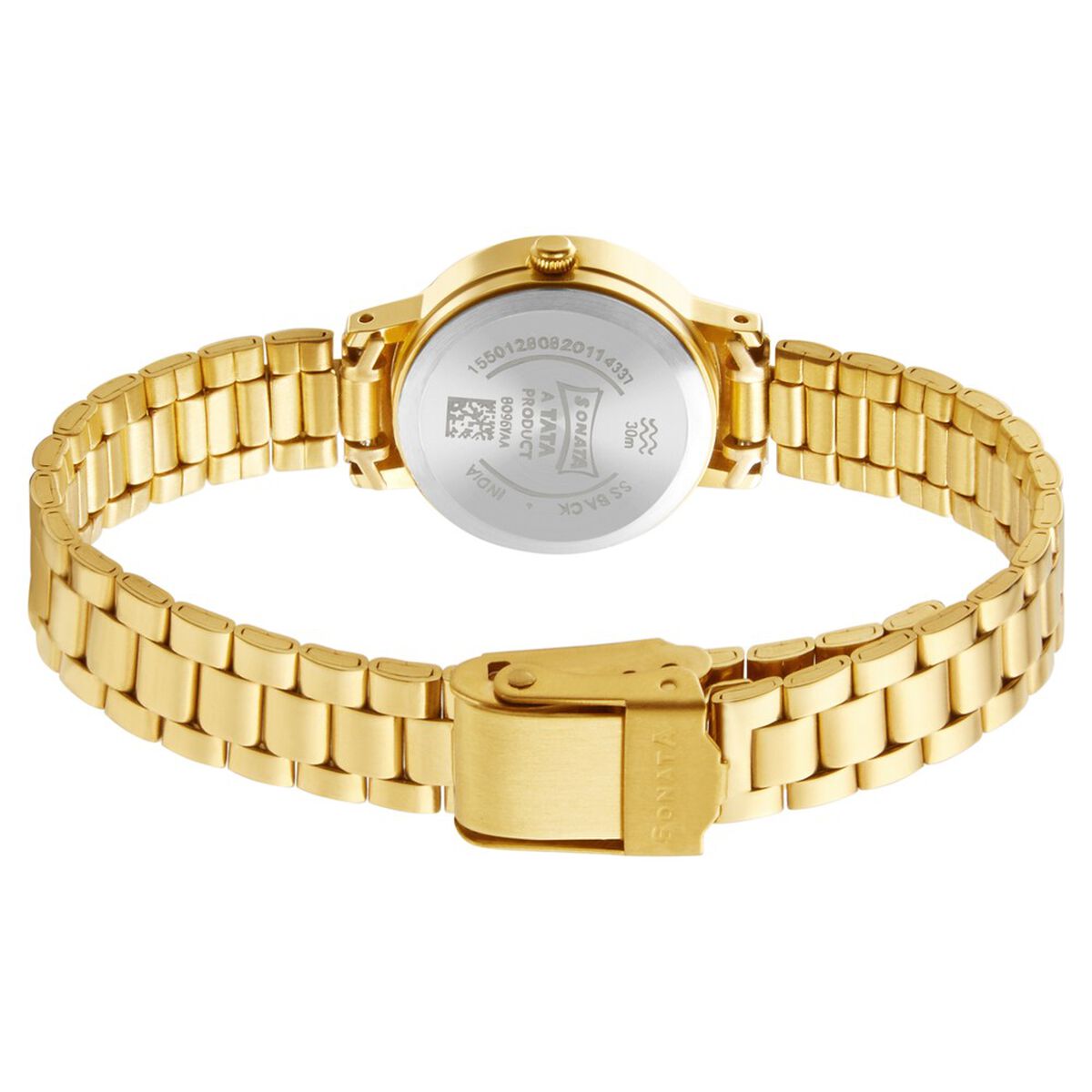 Sonata Essentials White Dial Women Watch With Stainless Steel Strap 4