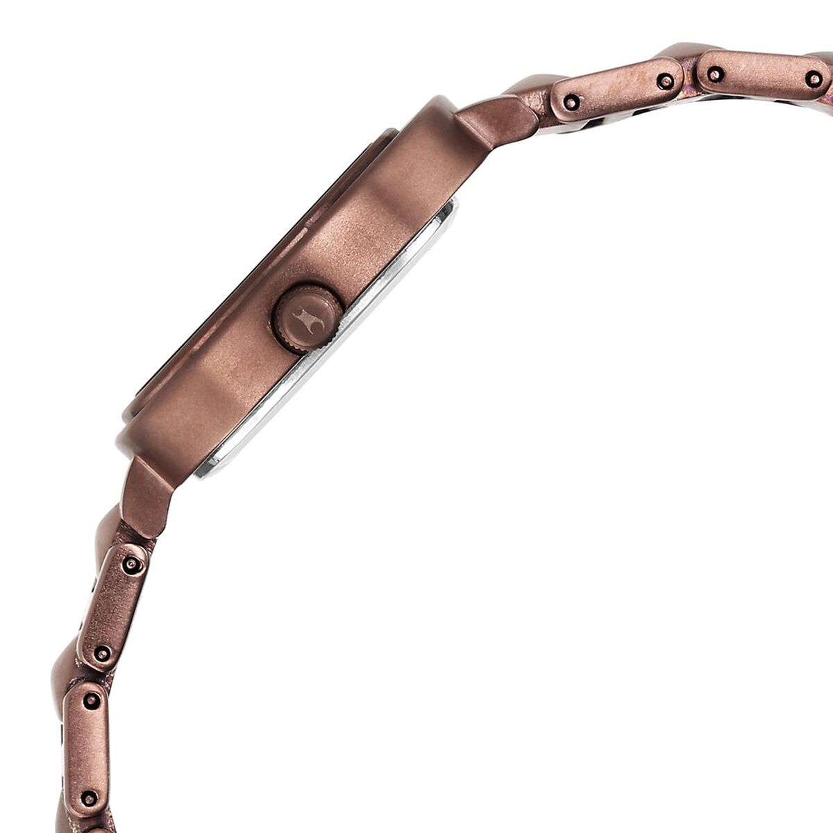 Fastrack Opulence Quartz Analog Brown Dial Metal Strap Watch for Girls 5
