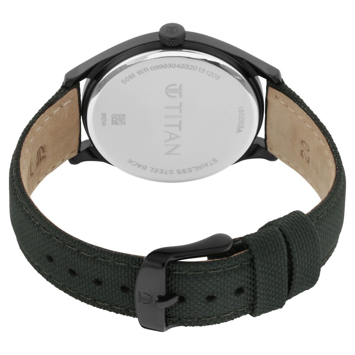 Titan Workwear Green Dial Analog Leather Strap Watch for Men 5