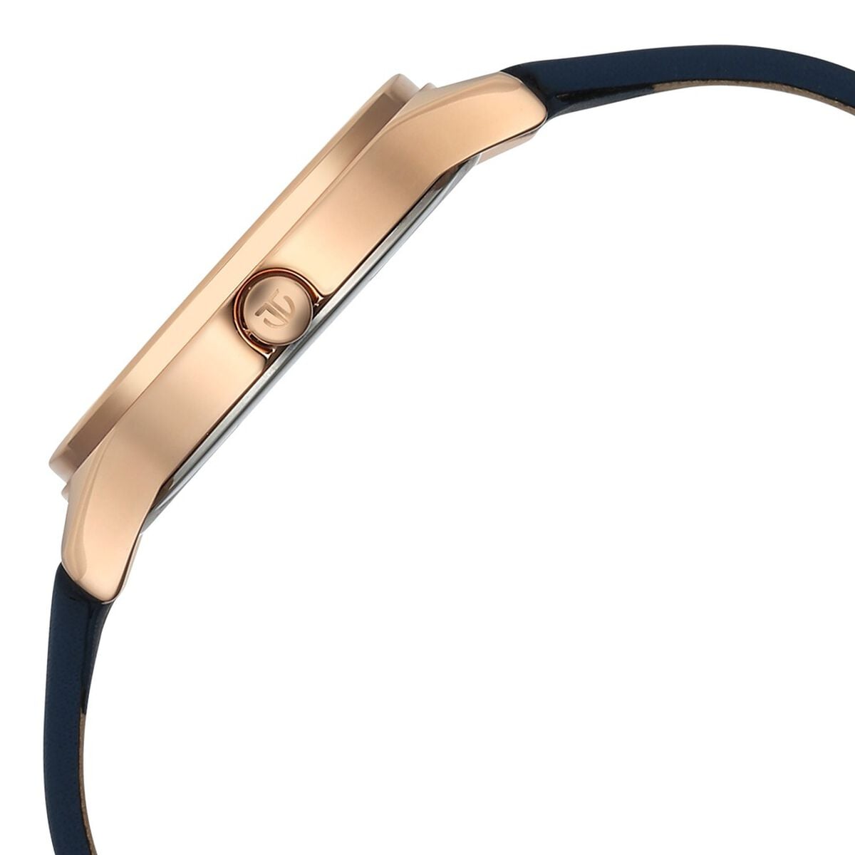 Titan Neo Quartz Analog Blue Dial Blue Leather Strap Watch For Women 5