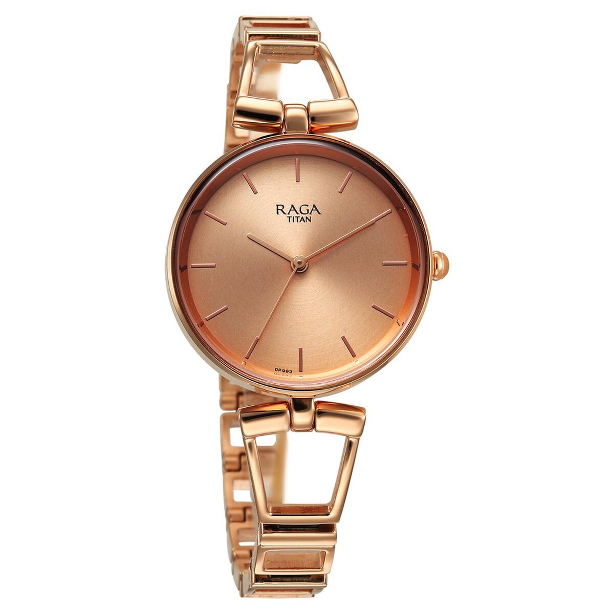 Titan Raga Ascend Quartz Analog Rose Gold Dial With Rose Gold Color Metal Strap Watch For Women 2