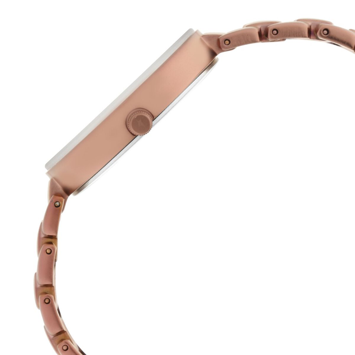 Fastrack Ruffles Quartz Analog with Date Beige Dial Stainless Steel Strap Watch for Girls 5