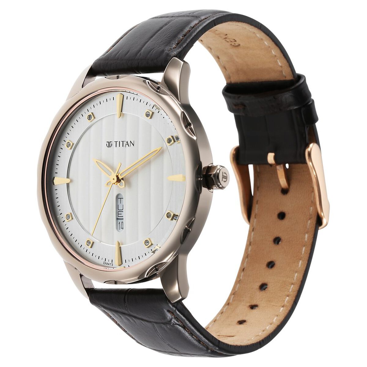 Titan Regalia Opulent Analog with Day and Date White Dial Watch for Men 3