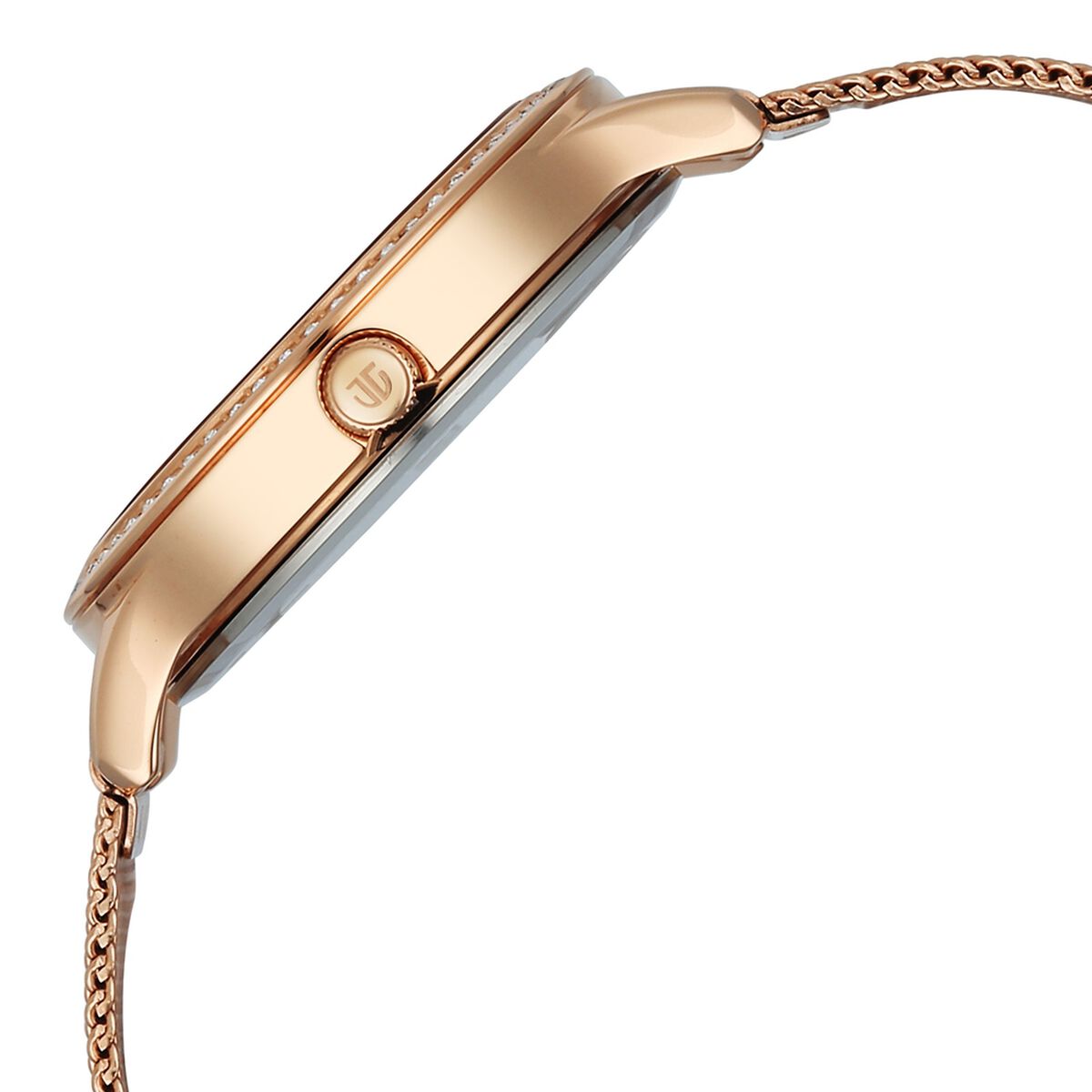 Titan Purple Superheads Quartz Analog Rose Gold Dial Rose Gold Stainless Steel Strap Watch For Women 5