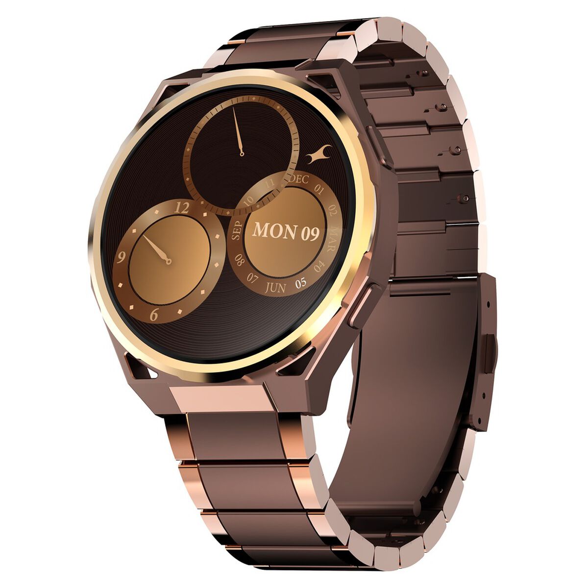Fastrack Marvellous FX3 Smartwatch with 1.43" AMOLED Display, Slim 10.4mm Design, HRM, Additional Silicone Strap 1