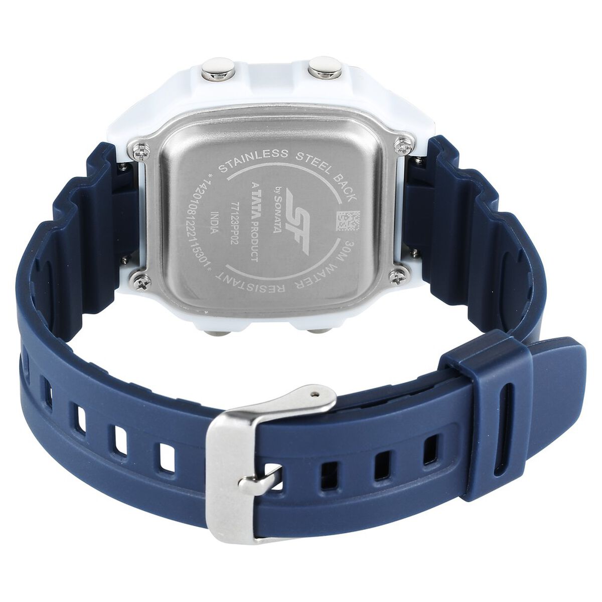 SF Hexa Digital Dial Unisex Watch With Polyurethane Strap 5