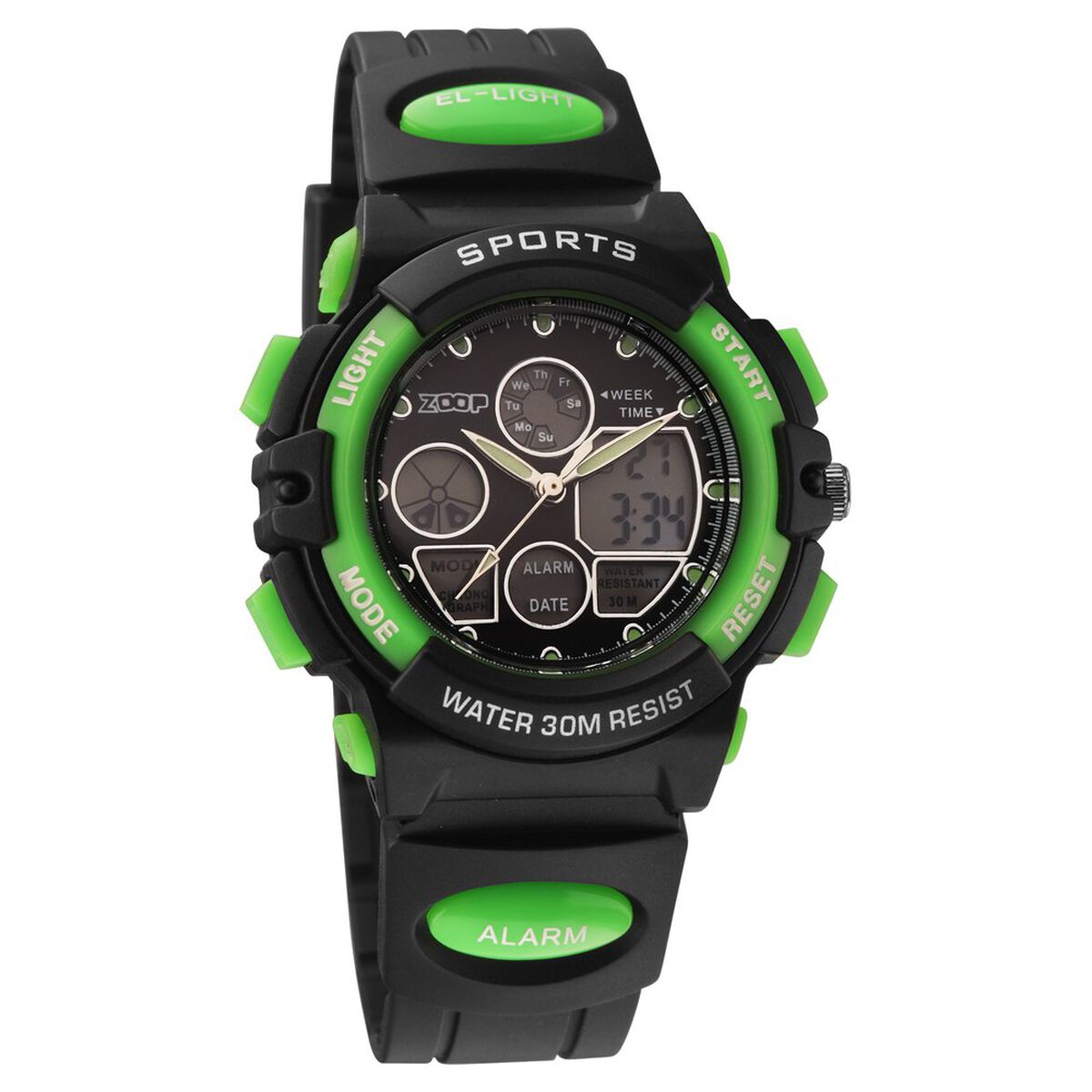 Zoop Analog Digital Watch with Black Dial & Black Strap for Boys Kids, from House of Titan 2