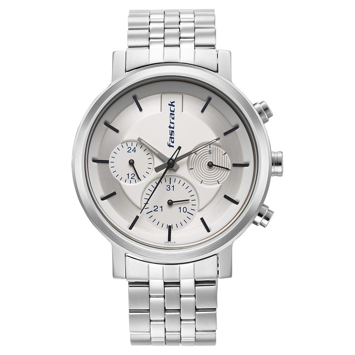 Fastrack Tick Tock White Dial Watch for Guys 2
