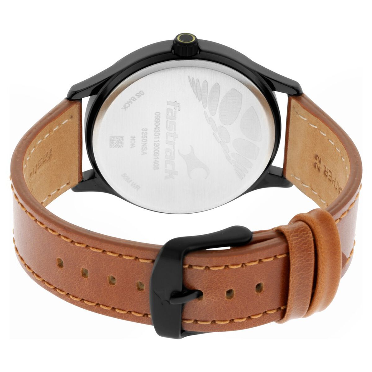 Fastrack Gamify Quartz Analog Brown Dial Leather Strap Watch for Guys 5