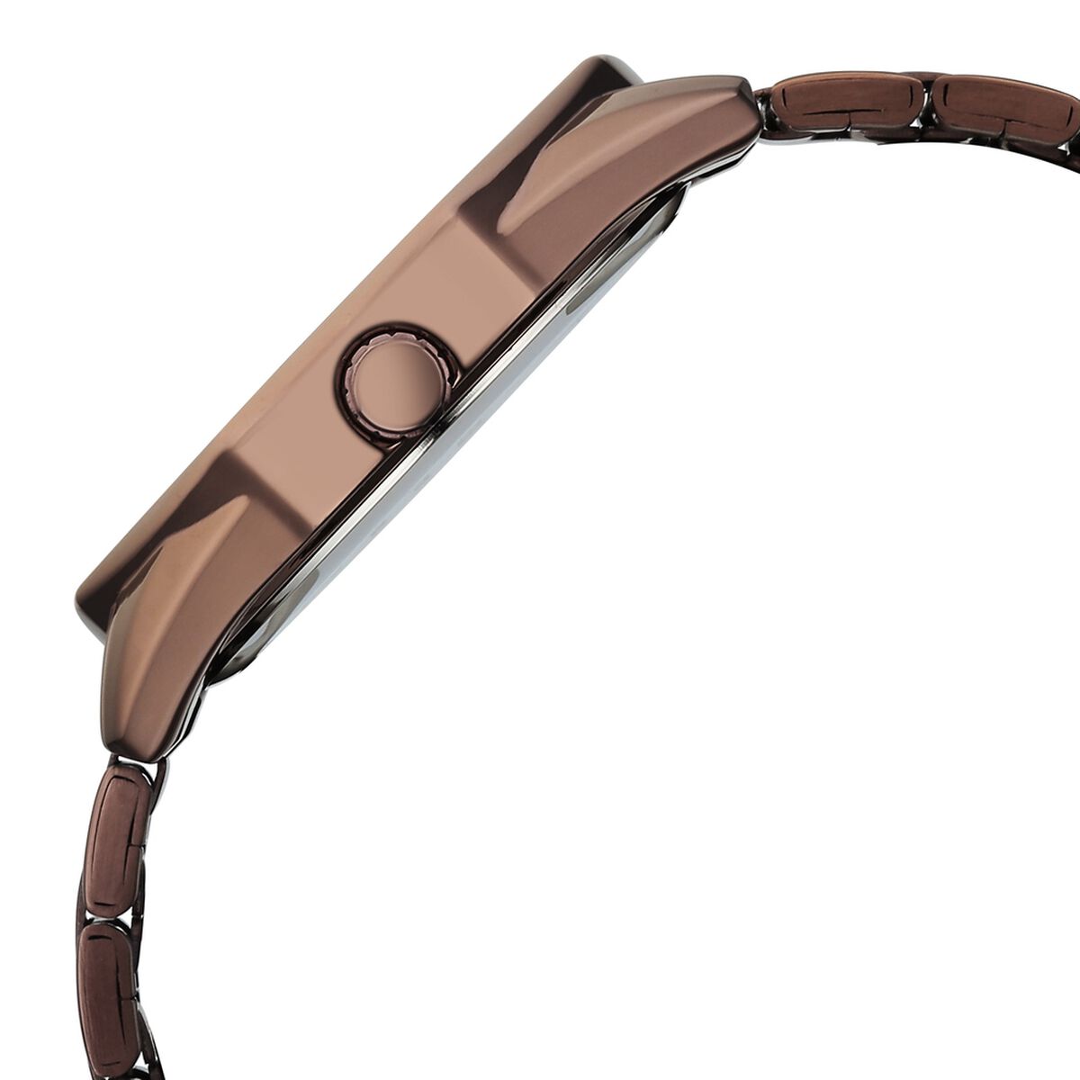 Vyb Quest By Fastrack Quartz Analog Brown Dial Brown Metal Strap Watch For Guys 5