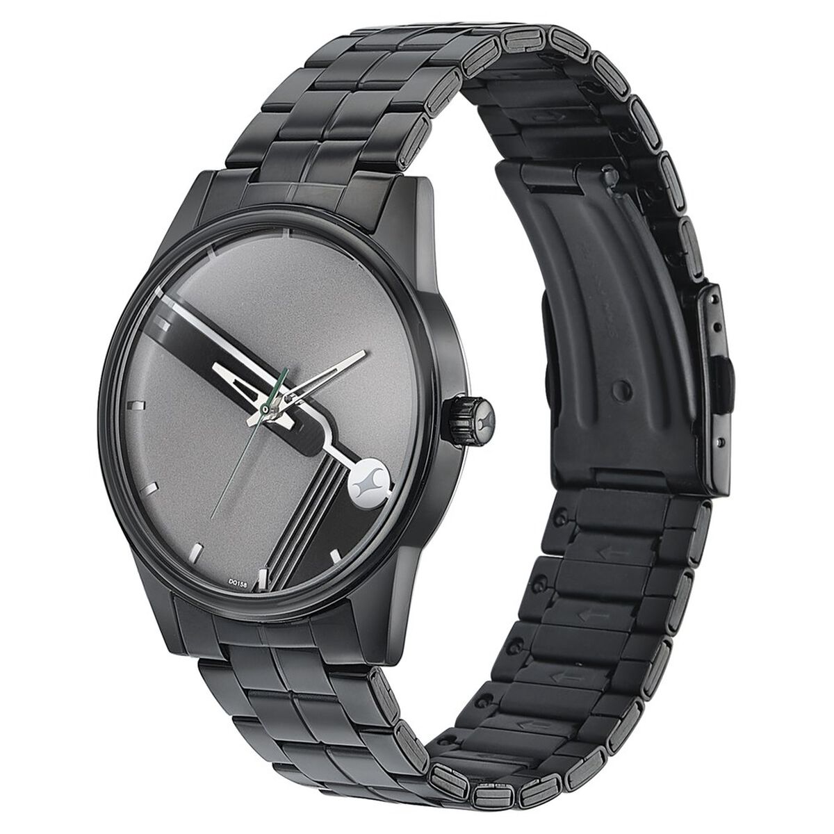 Fastrack Stunners Quartz Analog Grey Dial Stainless Steel Strap Watch for Guys 3