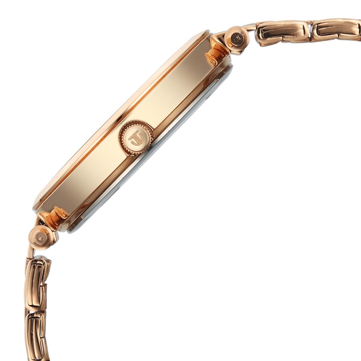 Titan Workwear Quartz Analog Brown Dial Rose Gold Colour Stainless Steel Strap Watch For Women 4