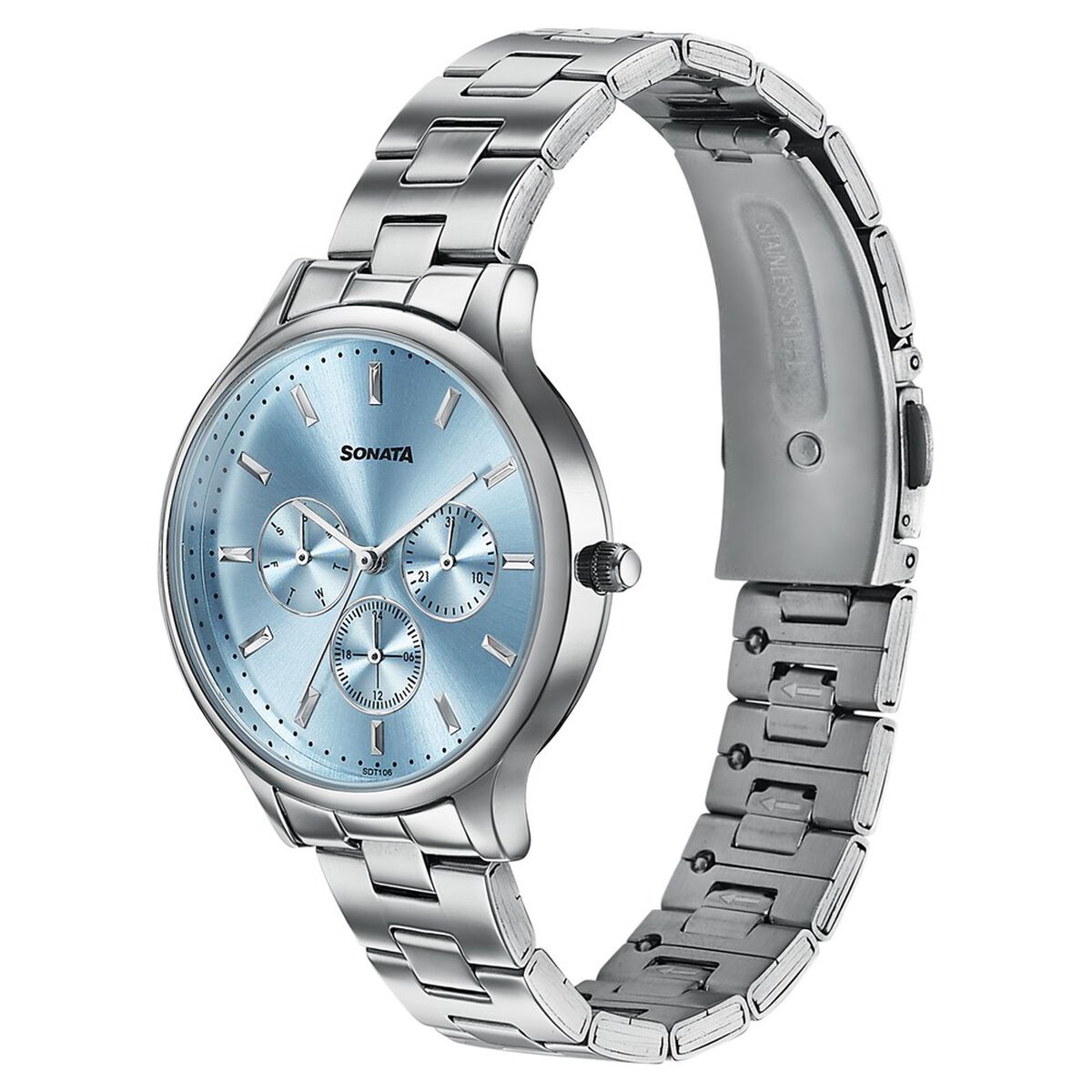 Sonata Women's Work Wear blue dial Watch - Premium Multifunction design for everyday style 3