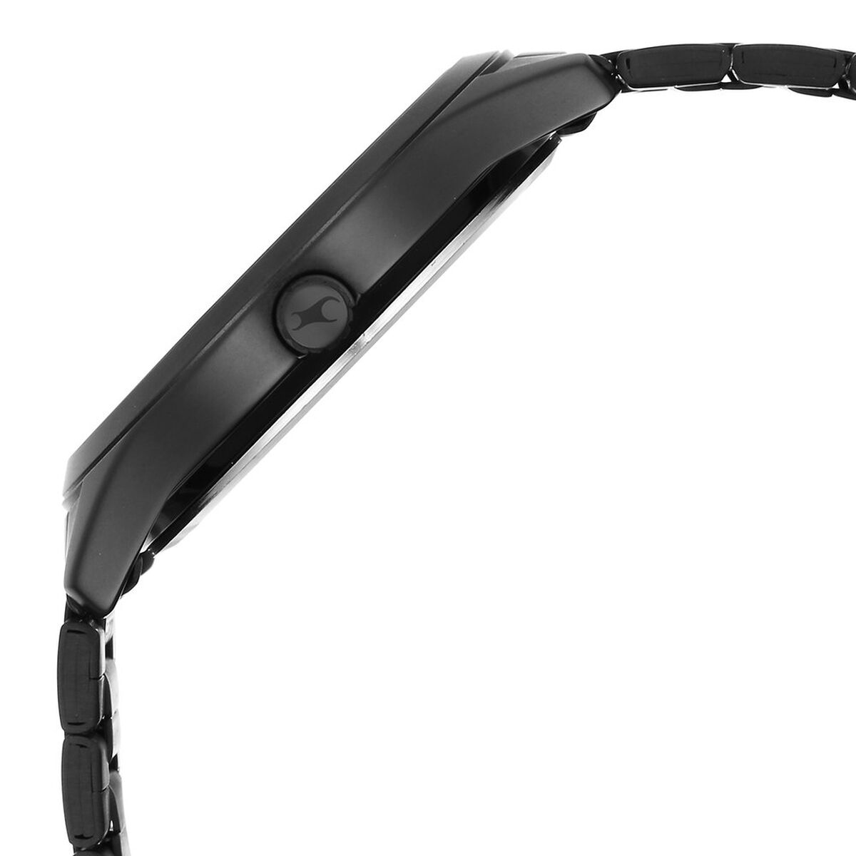 Fastrack Stunners Quartz Analog Black Dial Black Metal Strap Watch For Guys 4