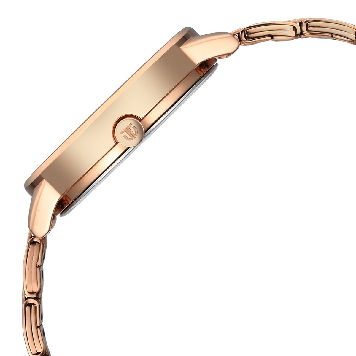 Titan Purple Razzle Dazzle Quartz Analog Rose Gold Dial Rose Gold Stainless Steel Strap Watch For Women 4