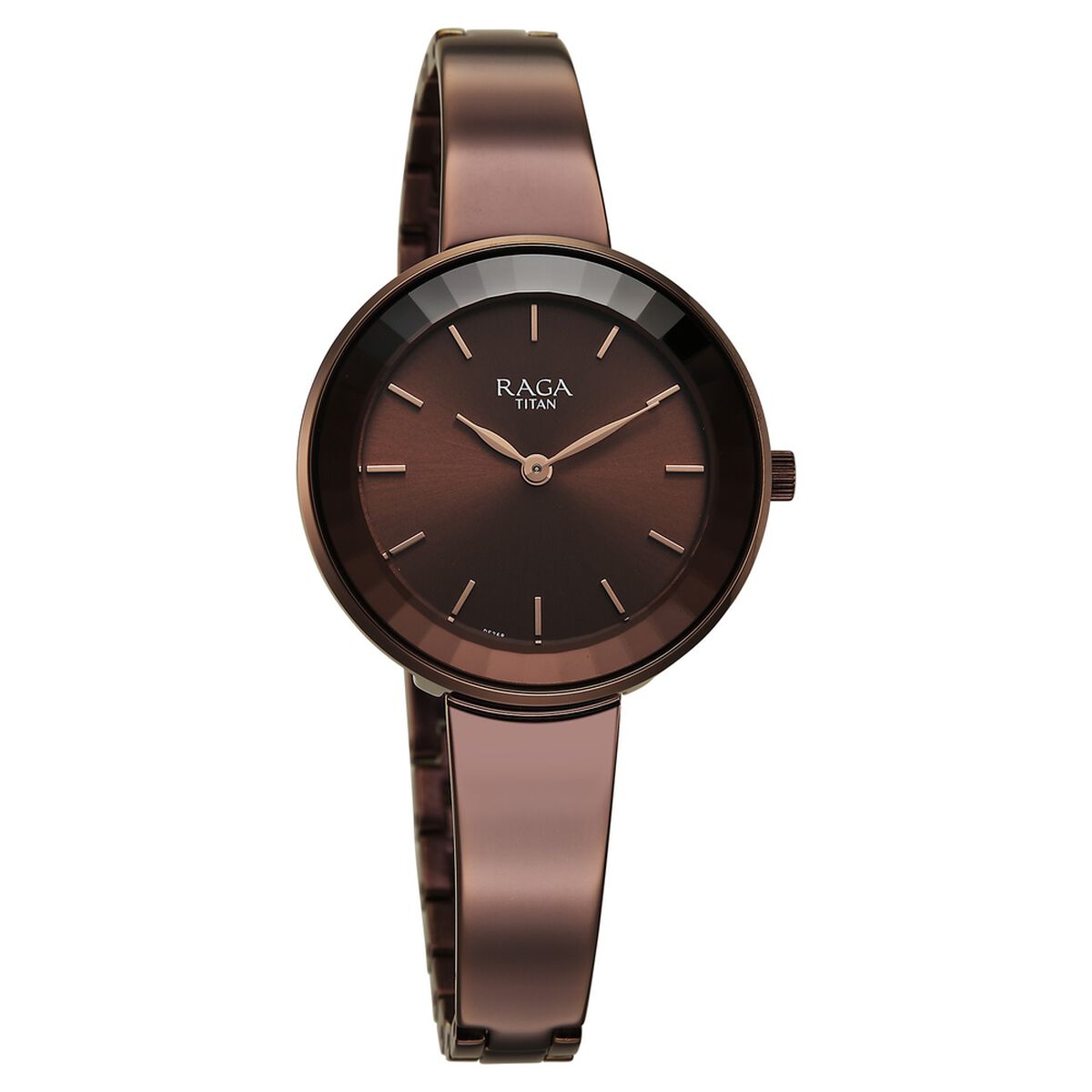Titan Raga Showstopper Quartz Analog Brown Dial Metal Strap Watch For Women 2