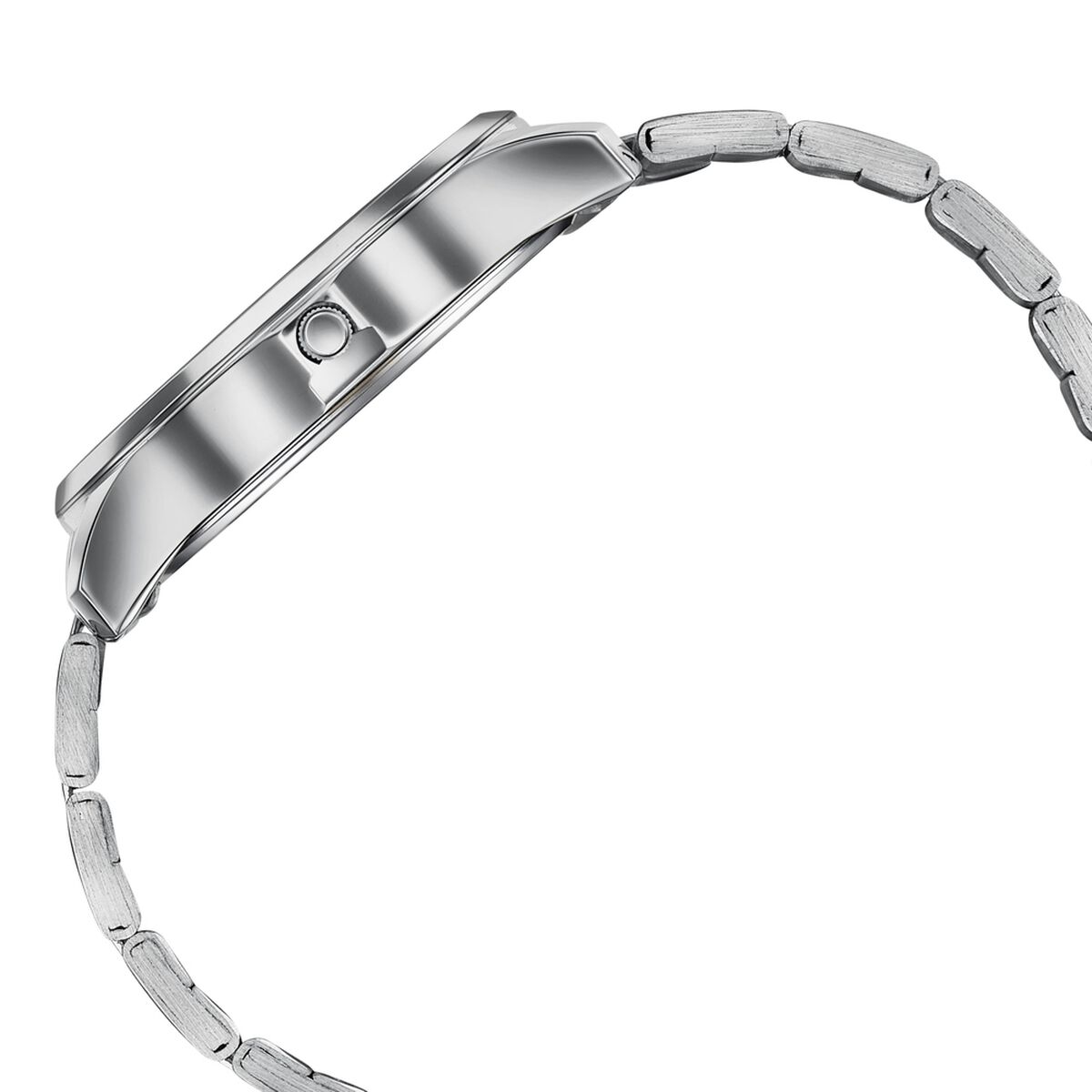 Sonata Traditional Essentials Blue Dial Silver & Rose Gold-Tone Stainless Steel Strap Watch 5