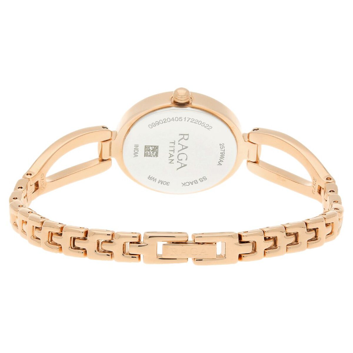 Titan Raga Viva Rose Gold Dial Women Watch With Metal Strap 4