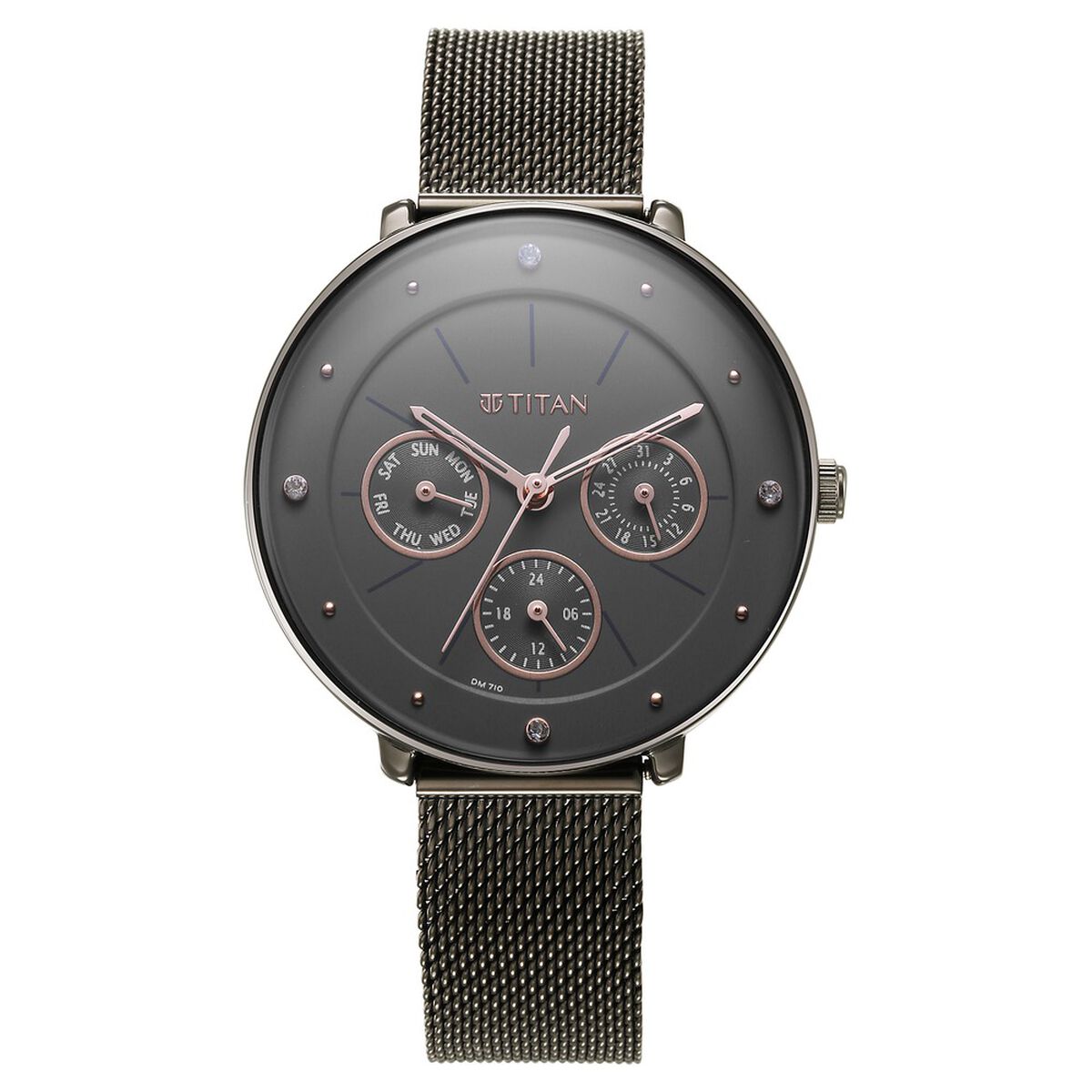 Titan Neo Grey Dial Analog Stainless Steel Strap watch for Women 2