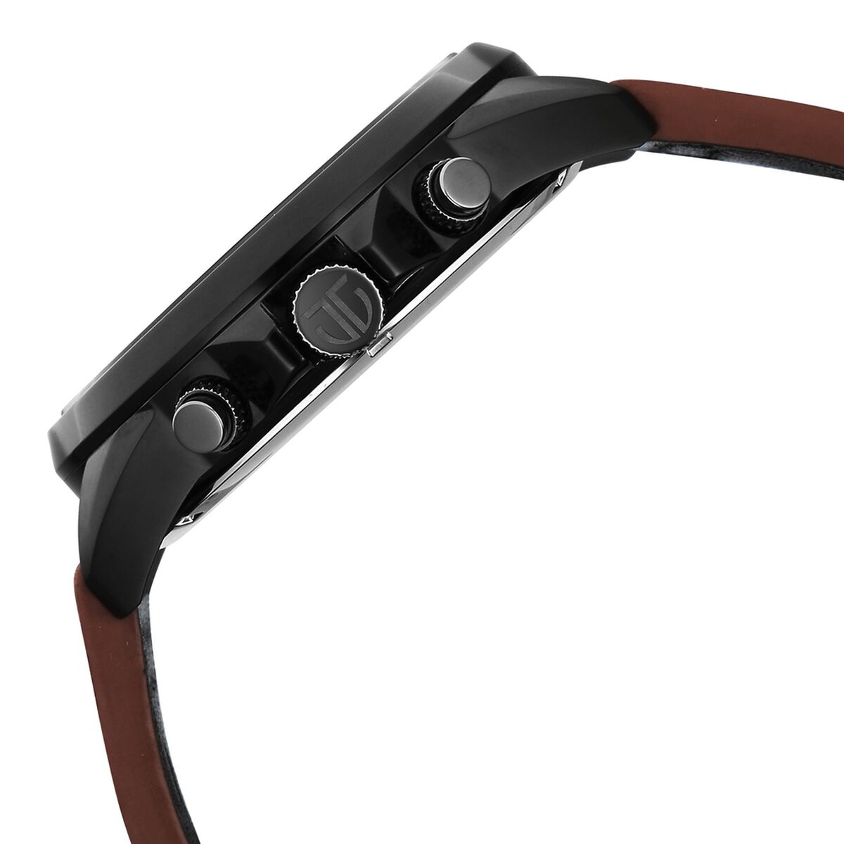 Titan Octane Cred Analog with Black Dial Brown Leather Strap Watch for Men 4