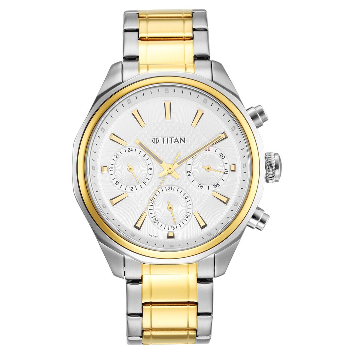 Titan Regalia Opulent Multifunction Silver Dial Silver Stainless Steel Strap Watch For Men 2