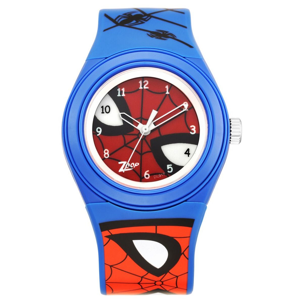 Zoop Marvel Spiderman Analog Watch with Red Dial & Blue Strap for Boys Kids, from House of Titan 2