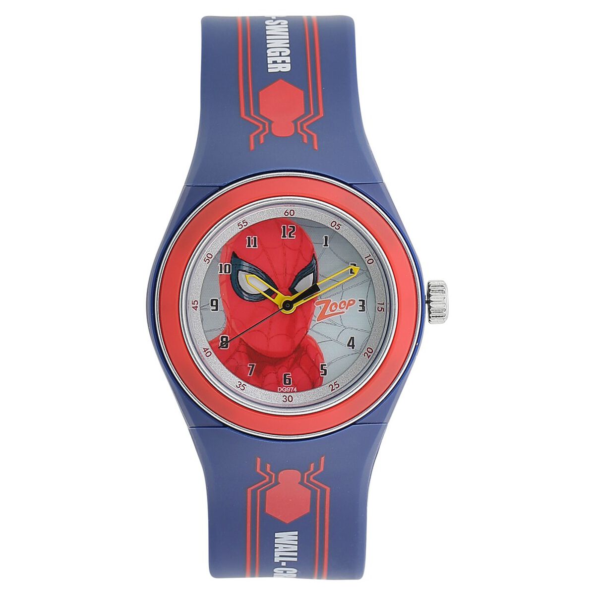 Zoop Marvel Spiderman Analog Watch with Grey Dial & Blue Strap for Boys Kids, from House of Titan 1