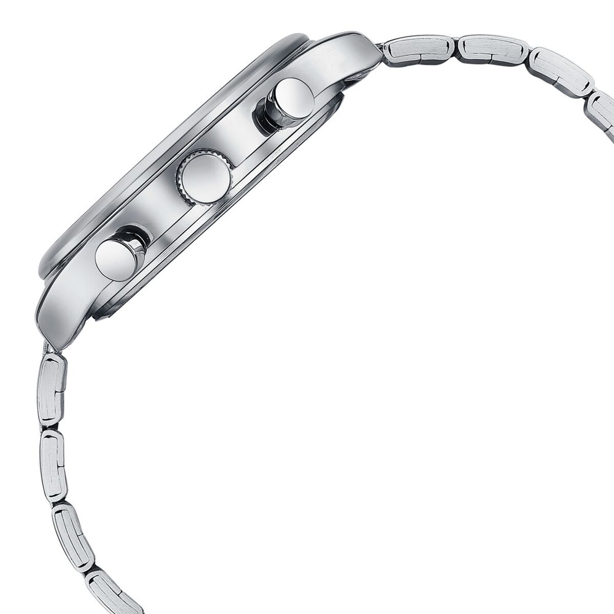 Sonata Wedding Edit Quartz Multifunction Silver Dial Stainless Steel Strap Watch For Men 5