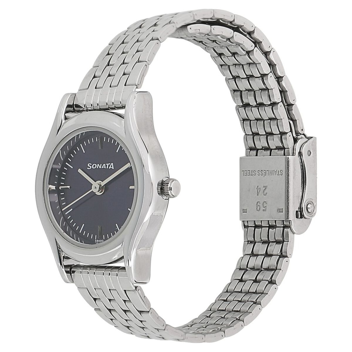 Sonata Essentials Blue Dial Women Watch With Stainless Steel Strap 2