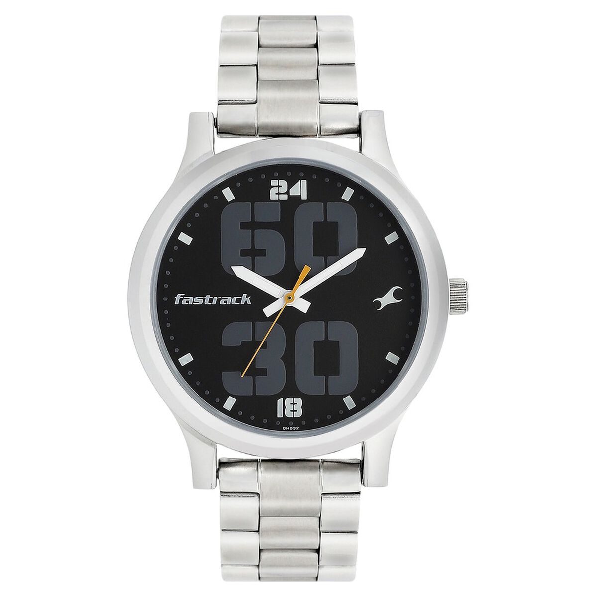 Fastrack Bold Quartz Analog Black Dial Stainless Steel Strap Watch for Guys 1