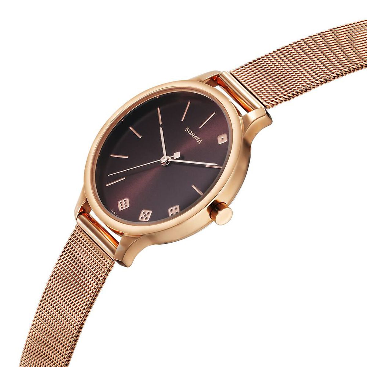 Sonata Play Maroon Dial Watch for Women 3
