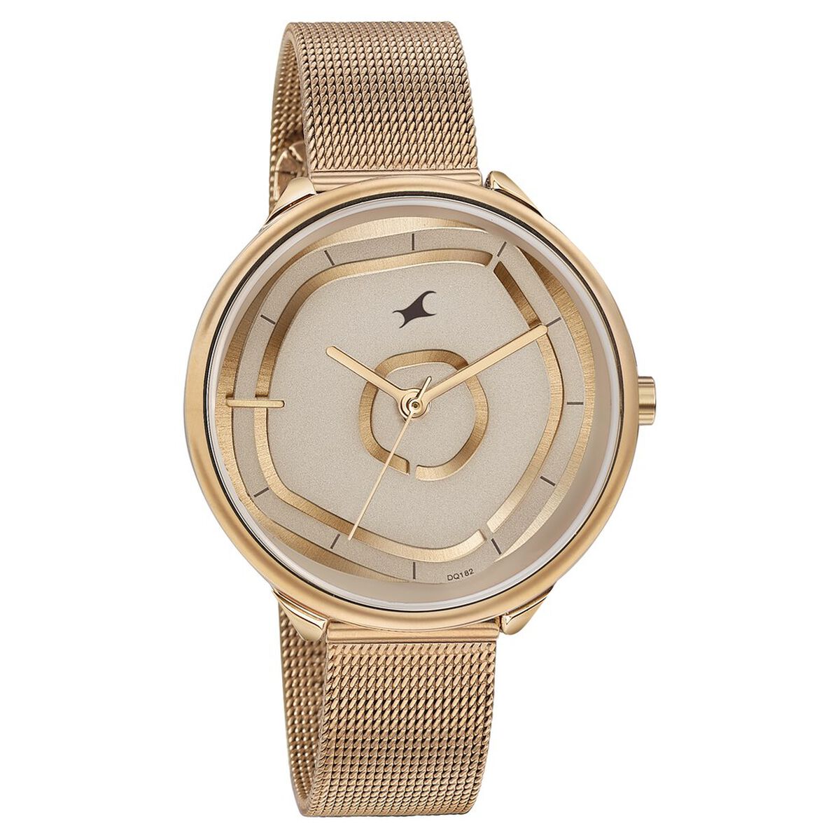 Fastrack Stunners Quartz Analog Rose Gold Dial Stainless Steel Strap Watch for Girls 2