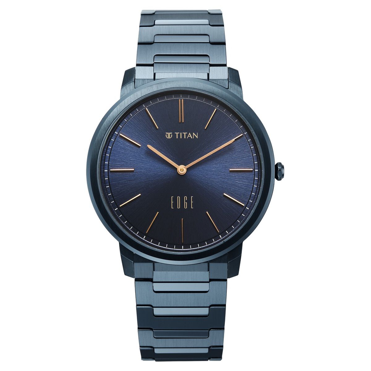 Edge Meister Quartz Analog Blue Dial Blue Stainless Steel Strap Watch For Men 2