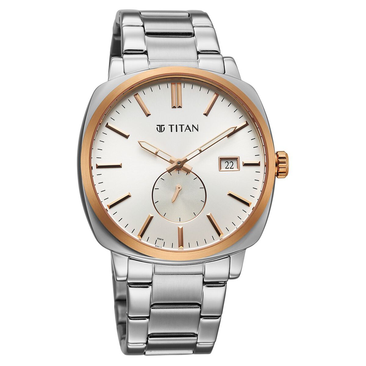 Titan Classique Suave Analog with Silver Dial Silver Stainless Steel Strap Watch for Men 3