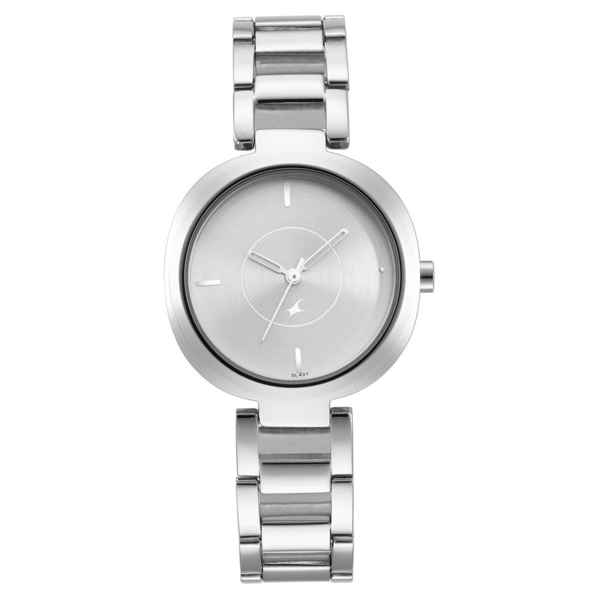 Fastrack Stunners Quartz Analog Silver Dial Metal Strap Watch for Girls 3