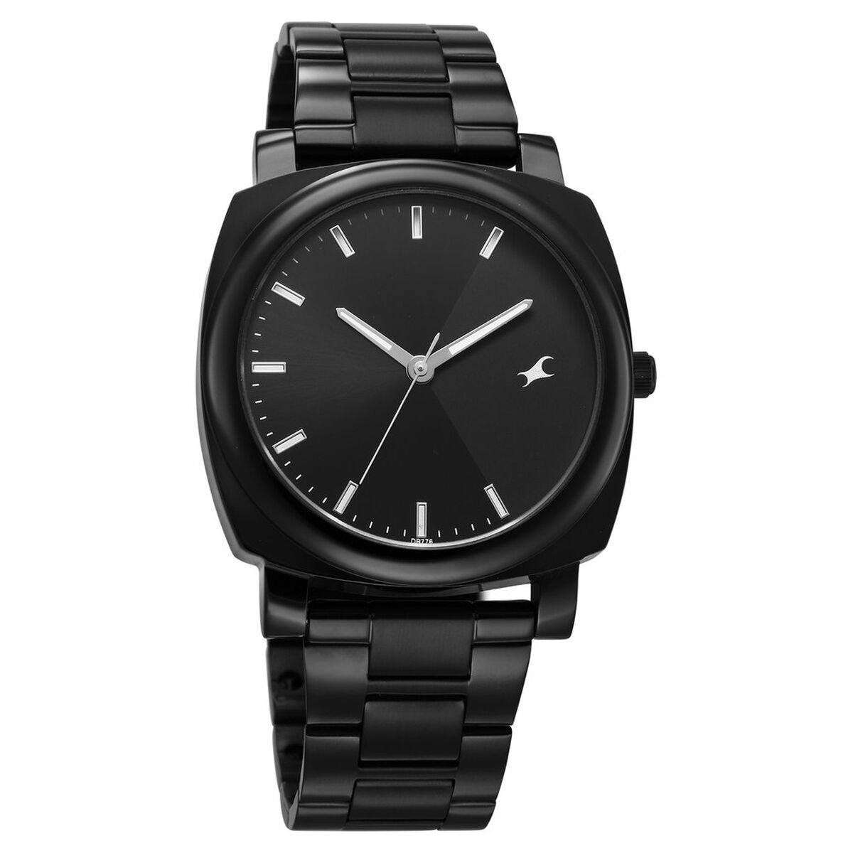 Fastrack Stunners X Quartz Analog Black Dial Stainless Steel Strap Watch For Guys 2