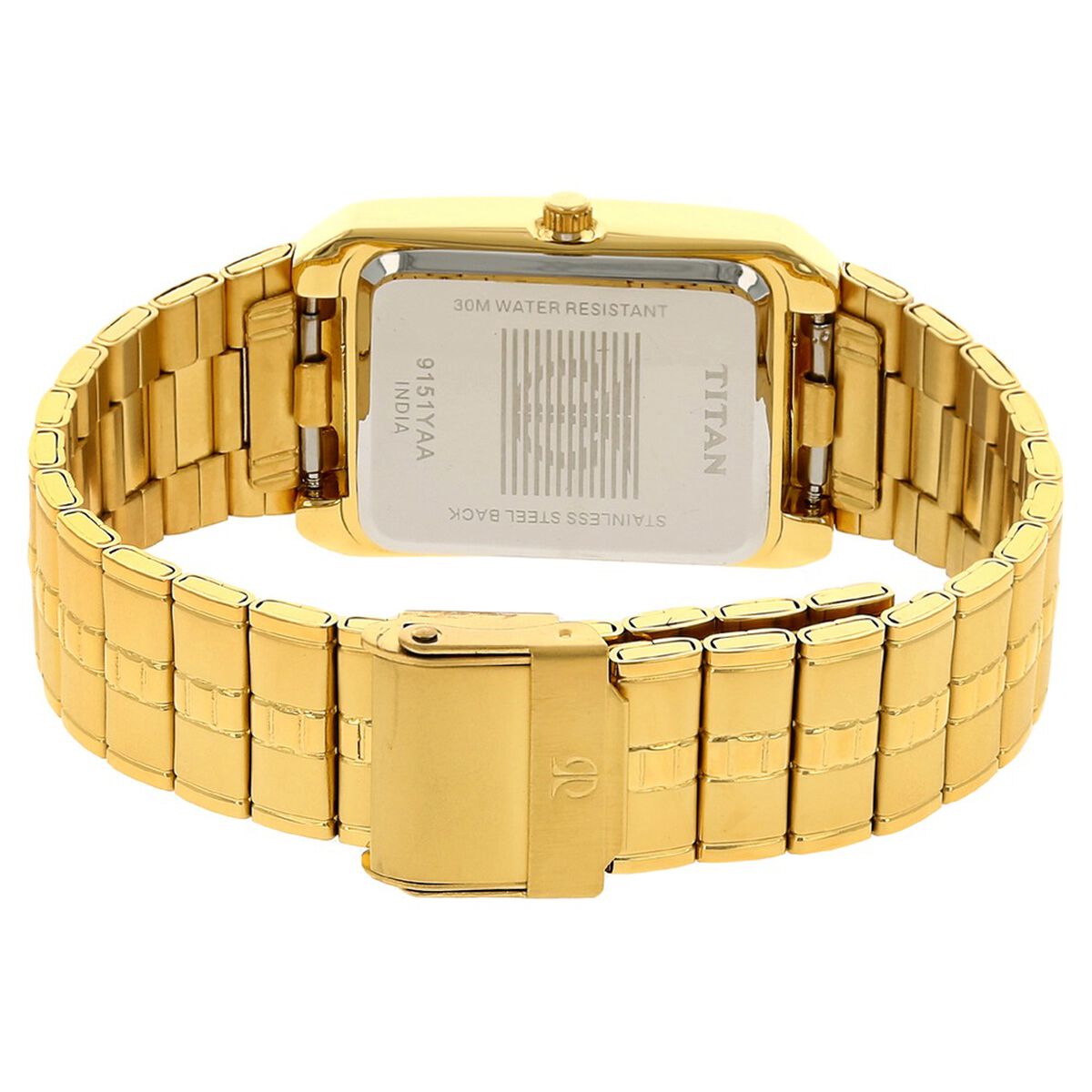 Titan Golden Dial Analog with DateMetal Strap watch for Men 4