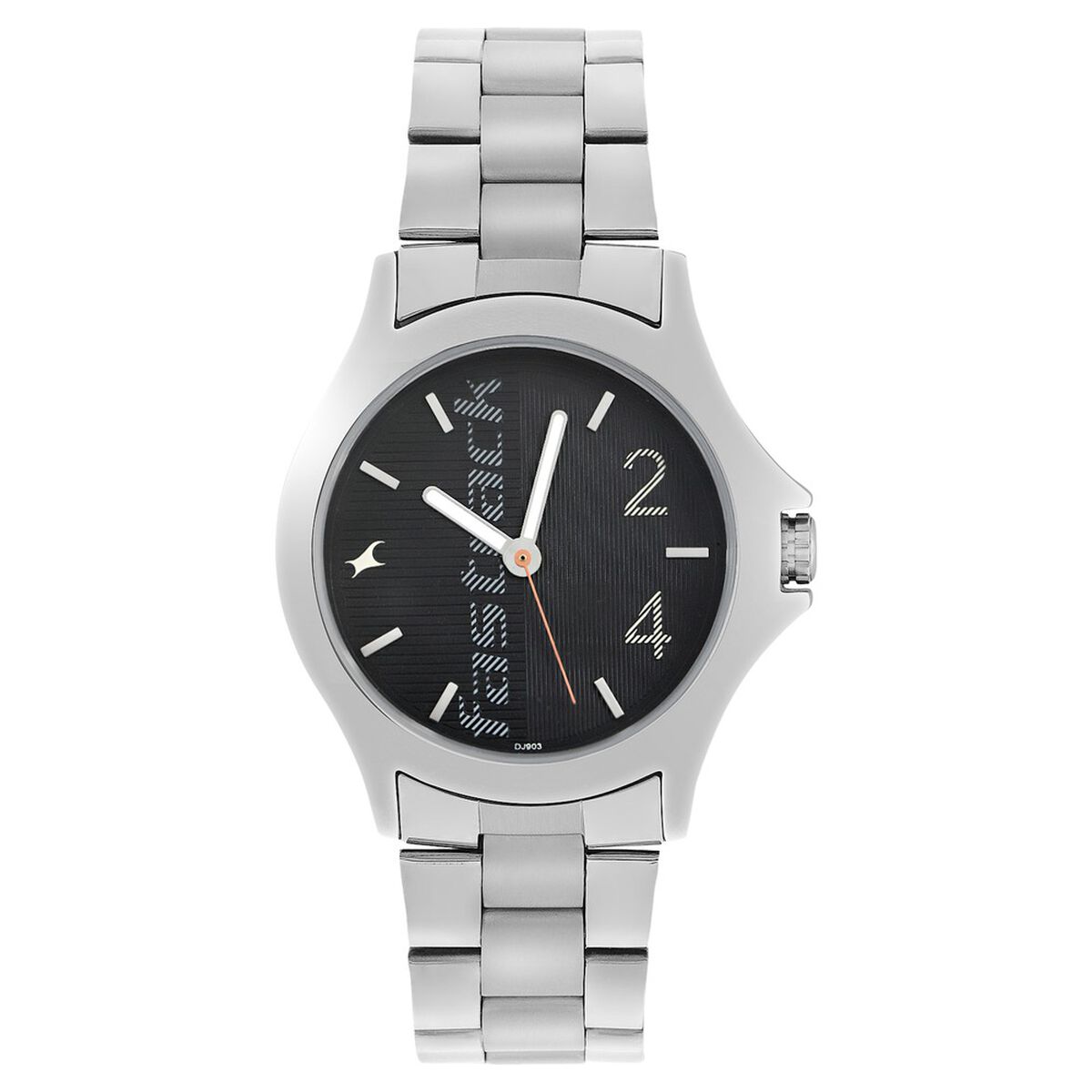 Fastrack Quartz Analog Black Dial Stainless Steel Strap Watch for Guys 2