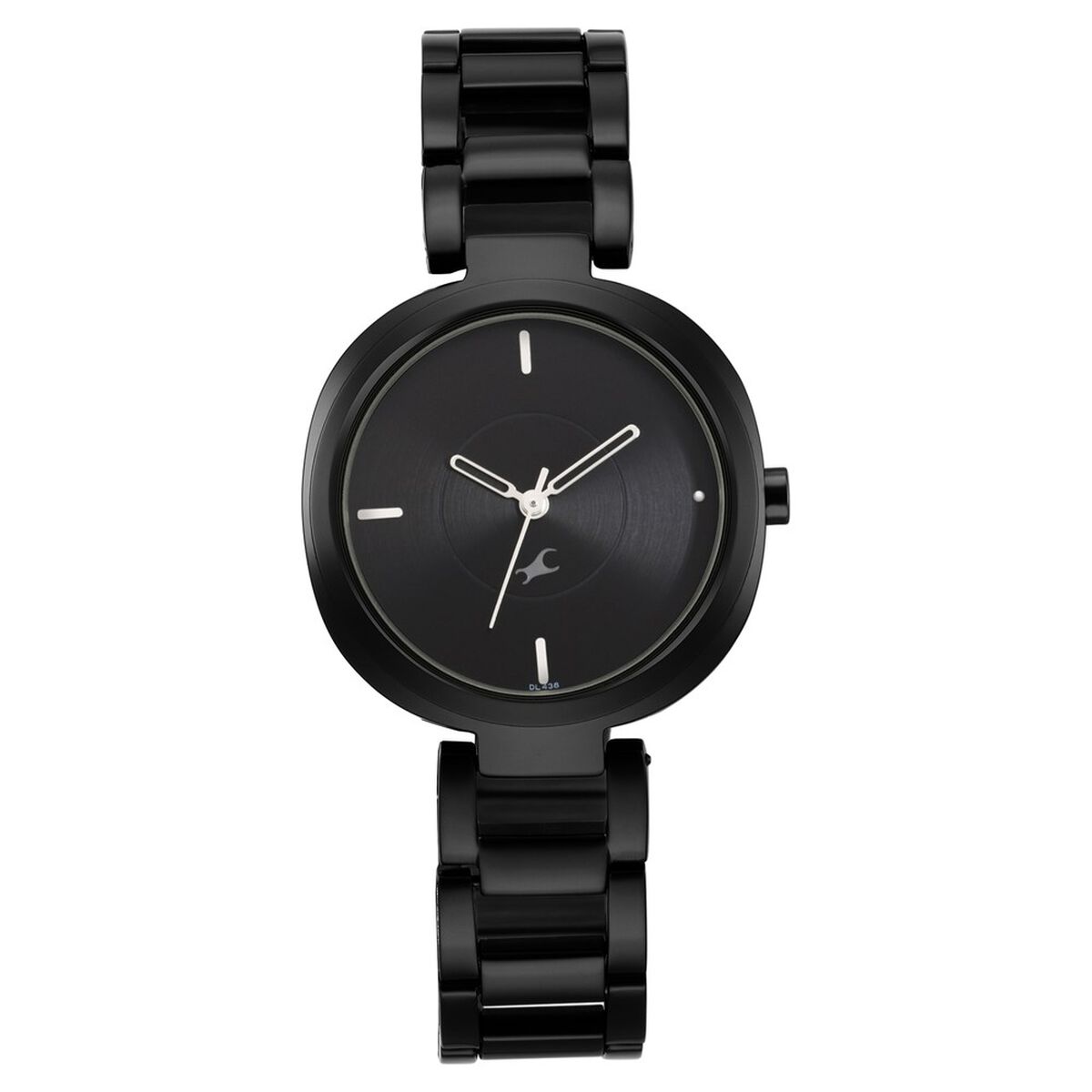 Fastrack Stunners Quartz Analog Black Dial Metal Strap Watch for Girls 3