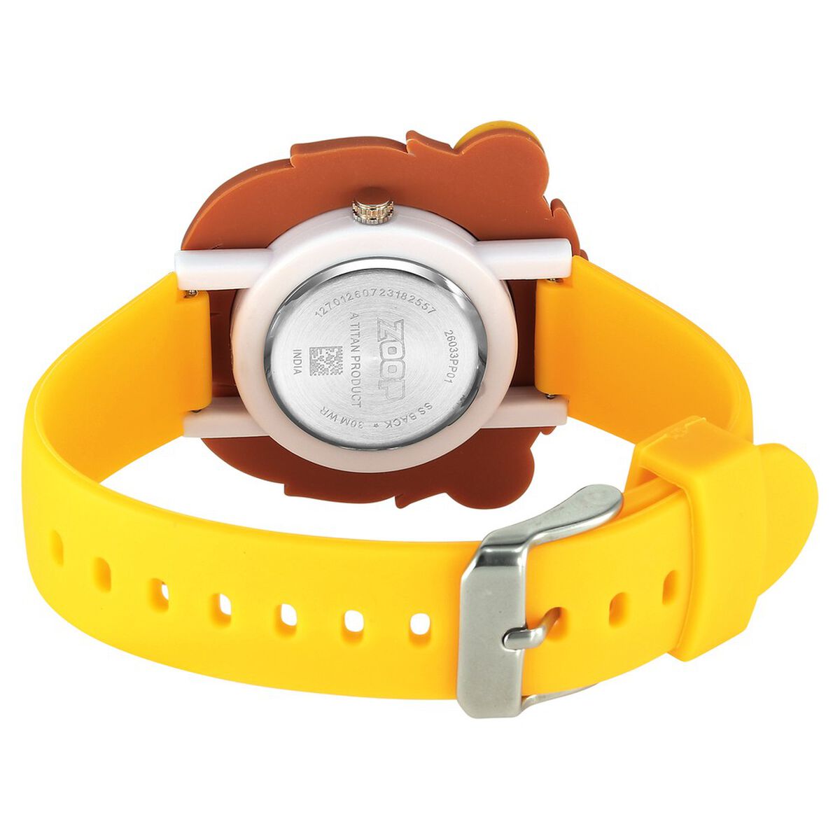 Zoop Analog Lion Watch with Yellow Dial & Yellow Strap for Boys Girls Kids, from House of Titan 5