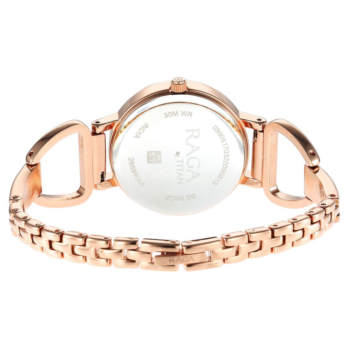 Titan Rose Gold Dial Quartz Analog with Date Watch for Women 5