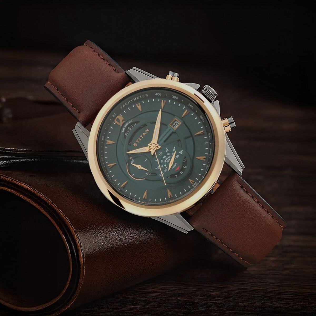 Titan Men's Maritime Pro Lateen Sail Chronograph Watch 2
