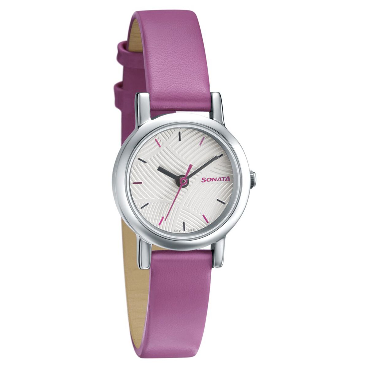 Sonata Splash White Dial Women Watch With Leather Strap 2