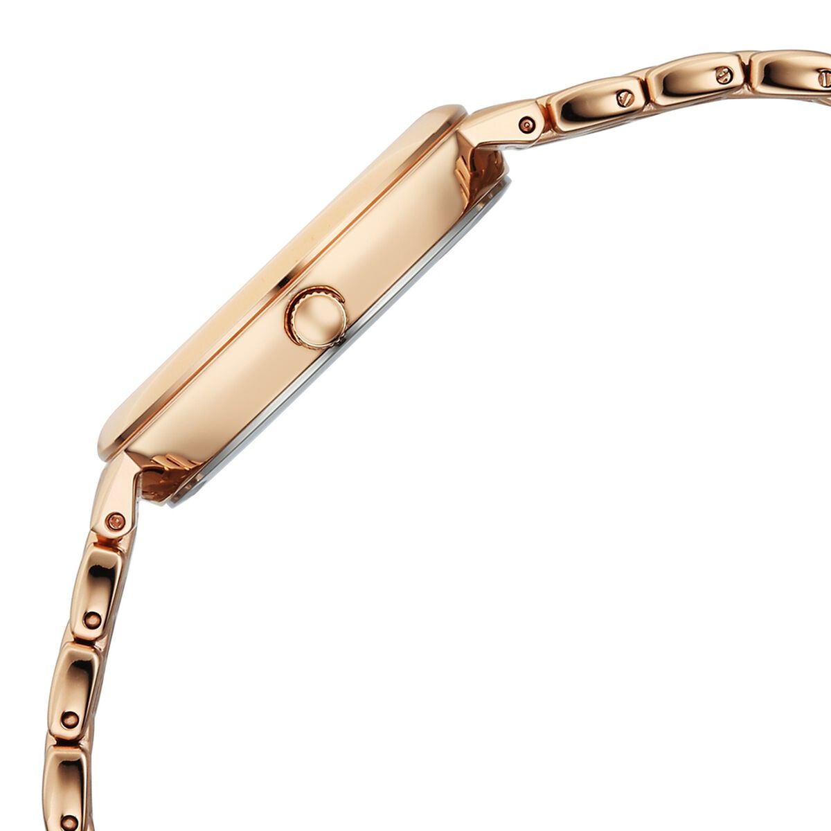 Titan Eminence Quartz Analog Pink Dial Rose Gold Strap Watch For Women 4