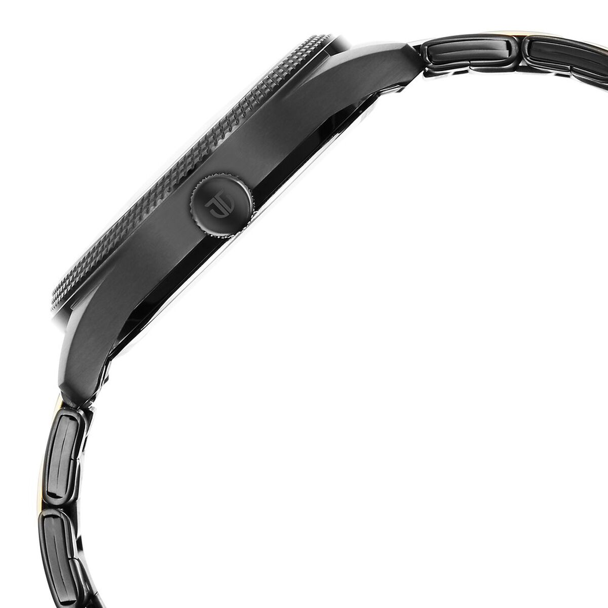 Titan Regalia Opulent Quartz Analog with Day and Date Black Dial Two Toned Stainless Steel Strap Watch for Men 4