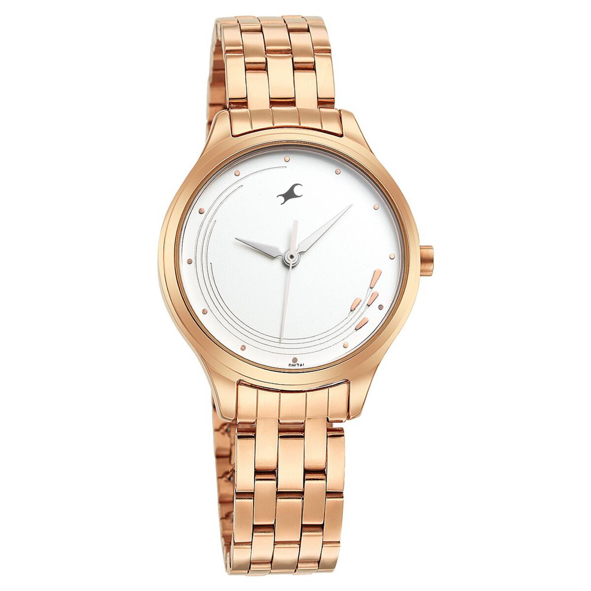 Fastrack Stunners Quartz Analog White Dial Stainless Steel Strap Watch for Girls 2