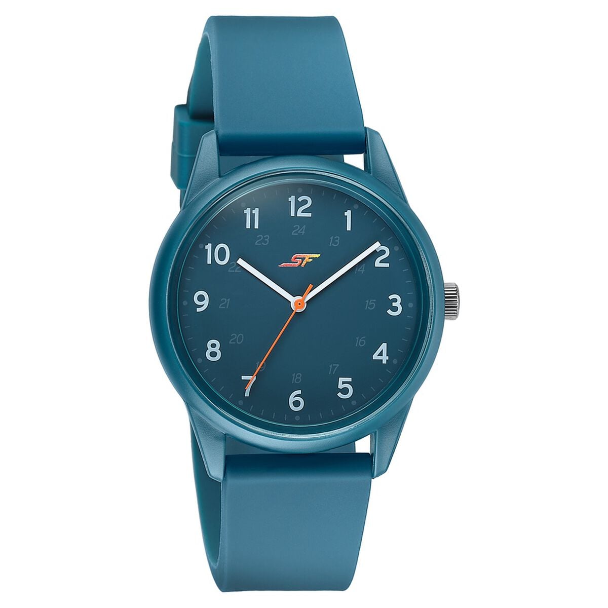 Sonata SF Field watch Quartz Analog Blue Dial Blue Silicone Strap Watch For Men 2